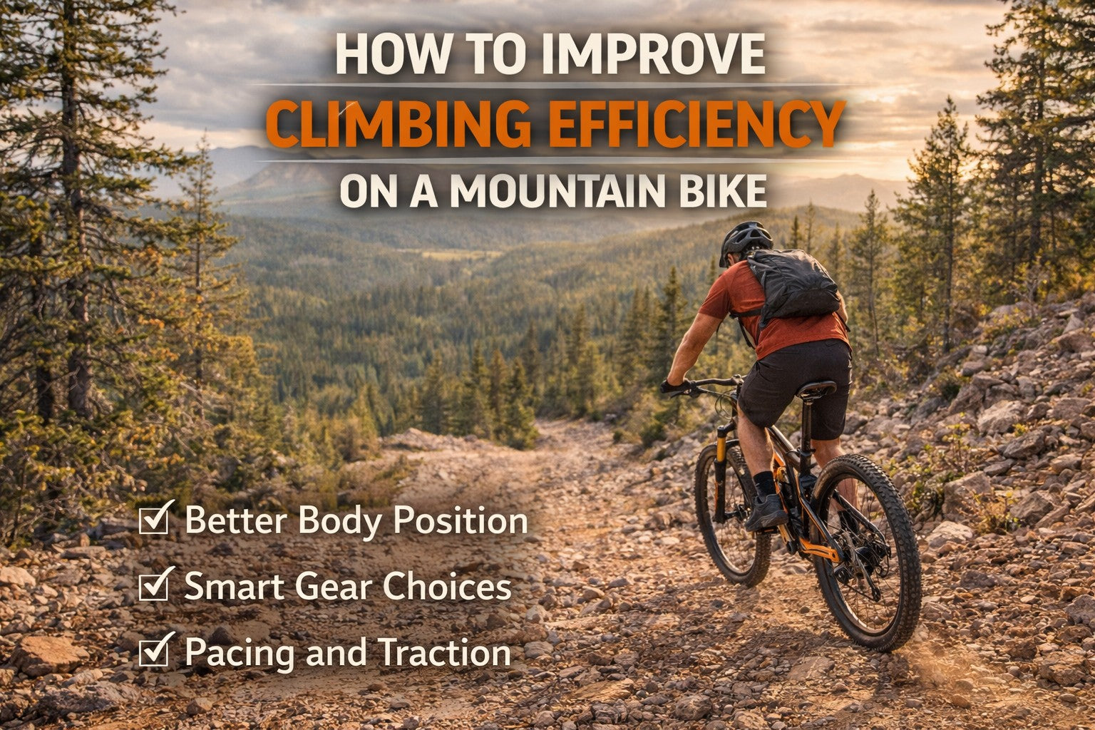 How to Improve Climbing Efficiency on a Mountain Bike