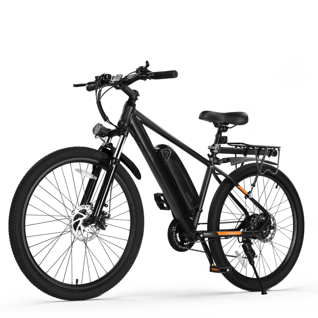 Racer 26 Electric Mountain Bike for Adults, 750W Peak 21 Speed E MTB with 375Wh Battery